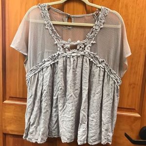 Lilac blouse  Maurice’s 3x